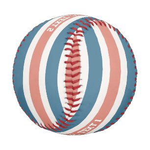 Stripes Pattern custom baseball