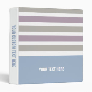 Stripes Pattern custom binders