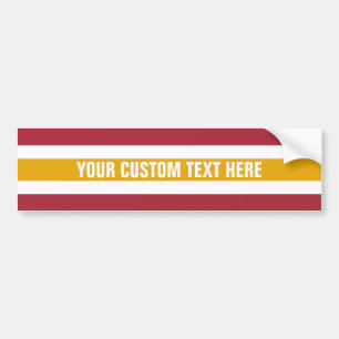 Stripes Pattern custom bumpersticker Bumper Sticker