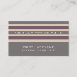 Stripes Pattern custom business cards