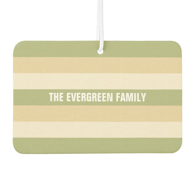 Stripes Pattern custom car air freshner Car Air Freshener (Front)