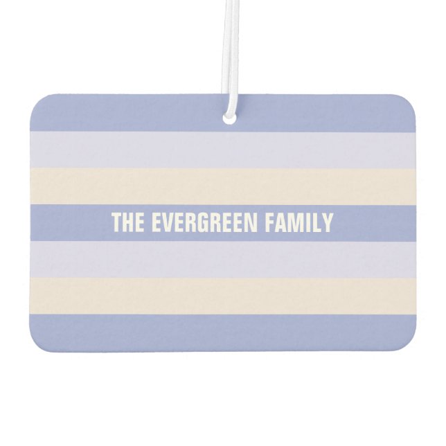Stripes Pattern custom car air freshner Car Air Freshener (Back)