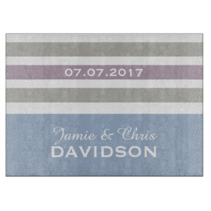 Stripes Pattern custom cutting boards