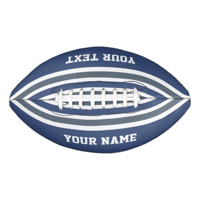 Stripes Pattern custom footballs (Front)