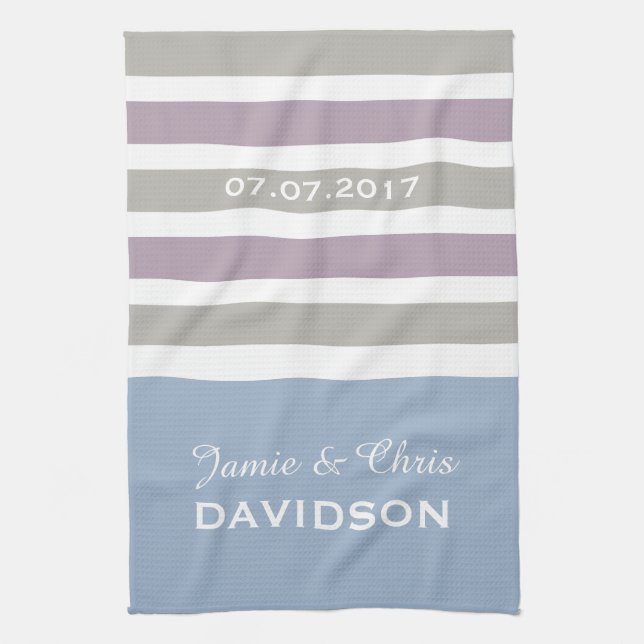 Stripes Pattern custom hand towels (Vertical)