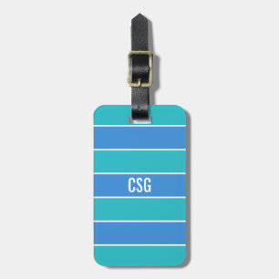 Stripes Pattern custom luggage tag