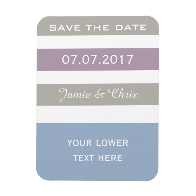 Stripes Pattern custom magnet (Vertical)