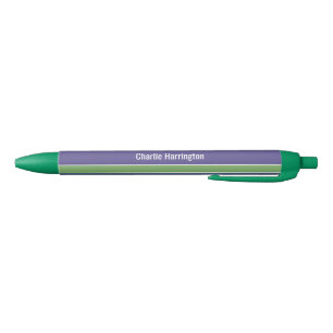 Stripes Pattern custom name pens