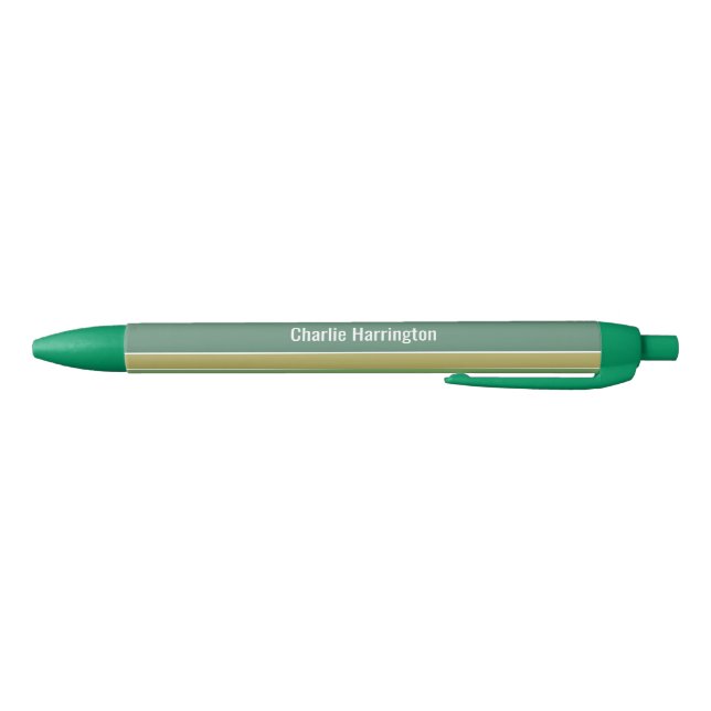 Stripes Pattern custom name pens (Bottom)