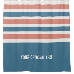 Stripes Pattern custom shower curtain