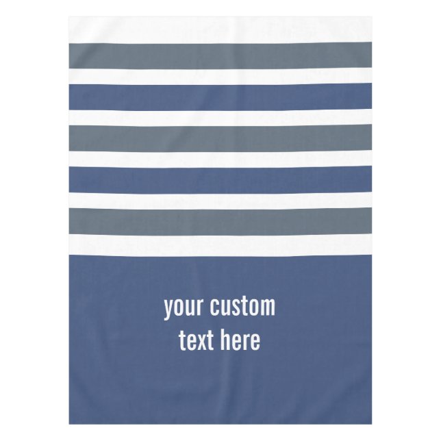 Stripes Pattern custom table cloths (Front)