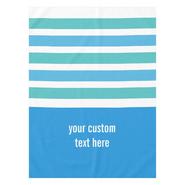 Stripes Pattern custom table cloths (Front)