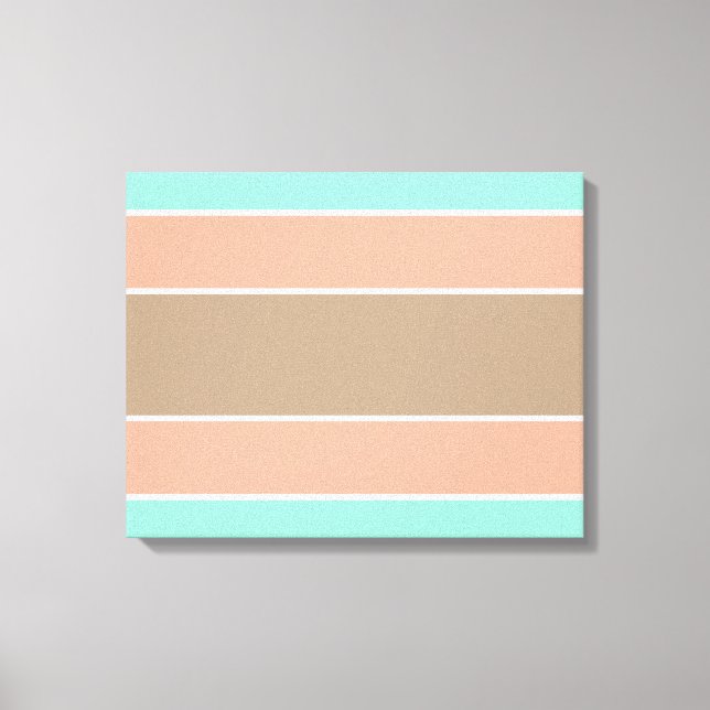 Stripes Pattern customizable canvas print (Front)