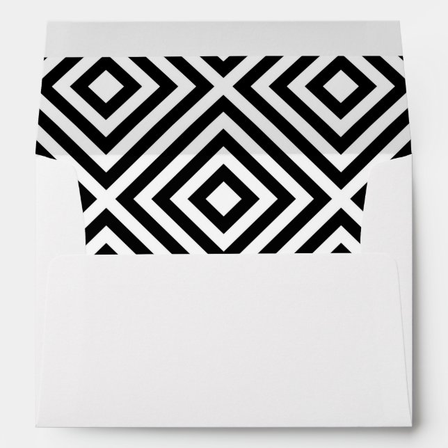 Stripes Pattern Envelope (Back (Bottom))