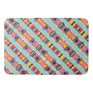 Stripes Pattern mix Bath Mat