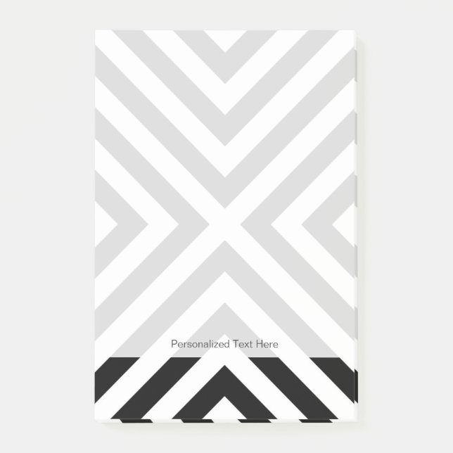 Stripes Pattern Post-it Notes (Front)