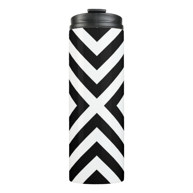 Stripes Pattern Thermal Tumbler (Front)