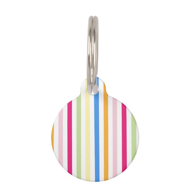 Stripes Pet Tag (Front)