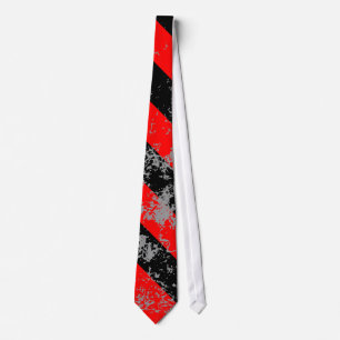 Stripes Punk / Anarchist cracked Tie