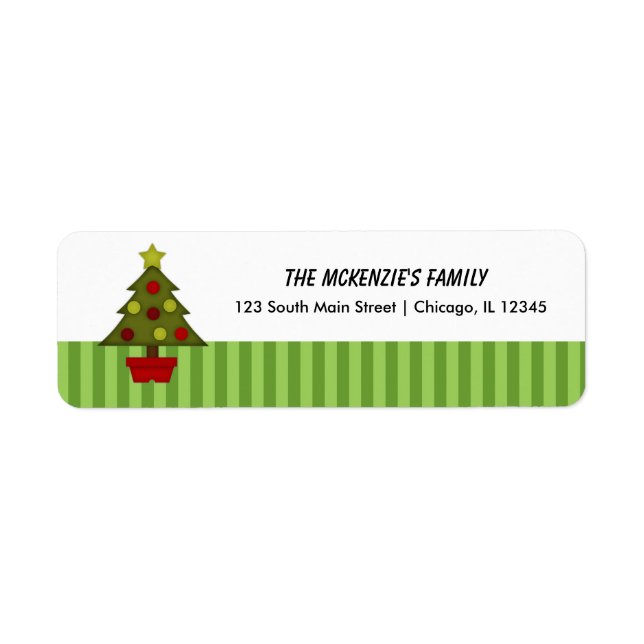 Stripes Return Address (Front)