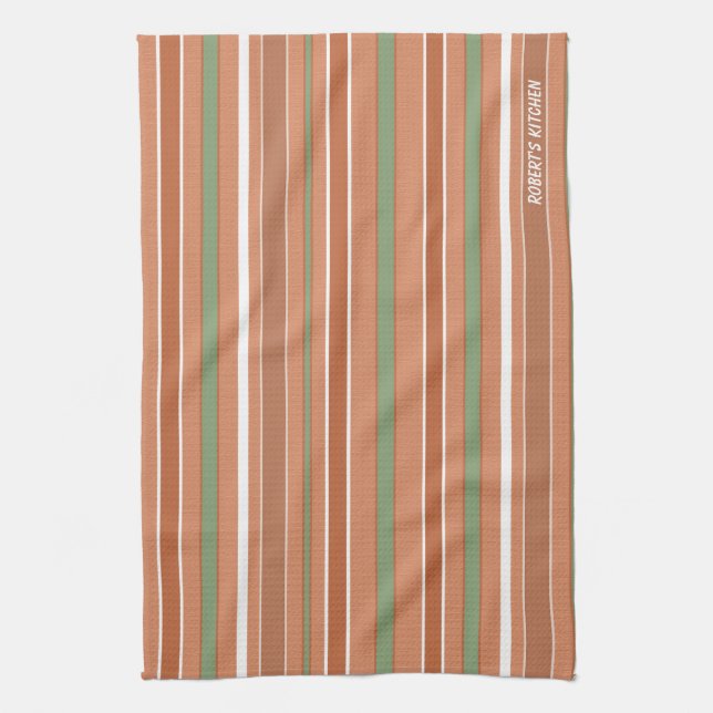 STRIPES ROBERT's KITCHEN adjustable Kitchen Towel (Vertical)