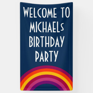 Stripes Round Frame coloured 01 + your idea Banner