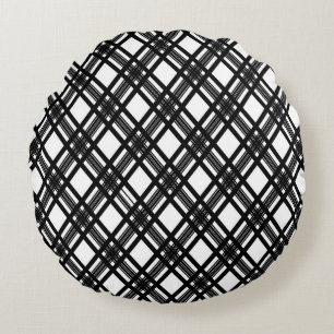 Stripes Texture Round Pillow
