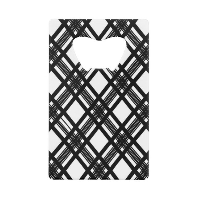 Stripes Texture Wallet Bottle Opener (Front)