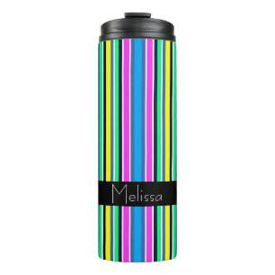 Stripes Thermal Tumbler