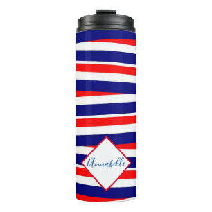 Stripes Thermal Tumbler