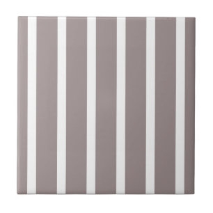 Stripes Thn Thick Grey White Tile