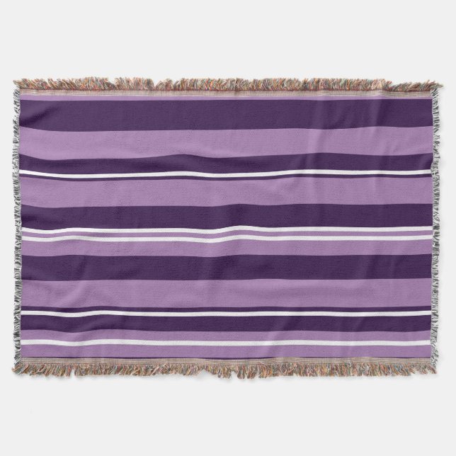 Stripes  Throw Blanket (Front)
