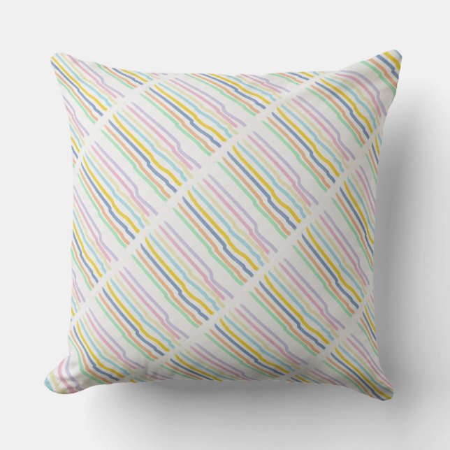 Stripes Throw Pillow (Front)