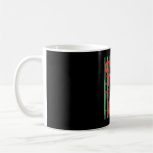 Stripes tropical summer christmas in july girly coffee mug