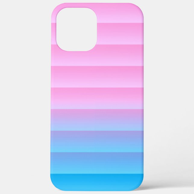 Stripes Turquoise Lavender - Many Colours Gradient Case-Mate iPhone Case (Back)