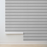 Stripes Uneven Simple Minimalist Modern White Grey