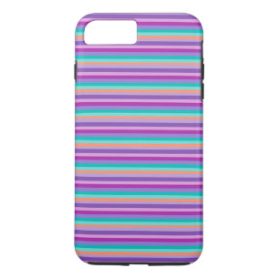 Stripes Vivid Colours Apple iPhone 7 Plus, Tough iPhone 8 Plus/7 Plus Case