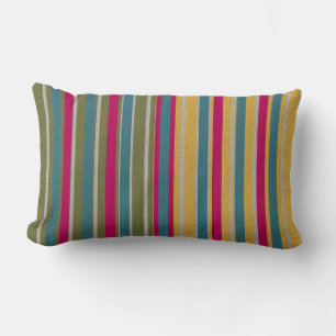  Stripes With Design Texture Throw Pillow