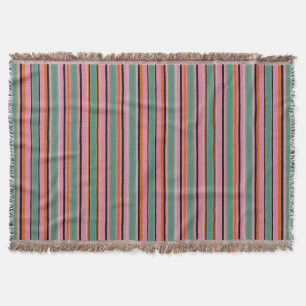 Stripes With Textured Design Throw Blanket