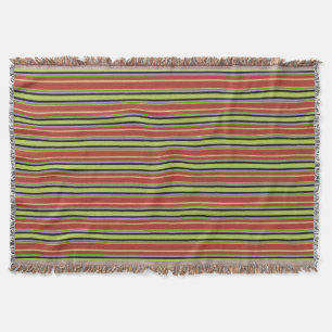 Stripes With Textured Design Throw Blanket