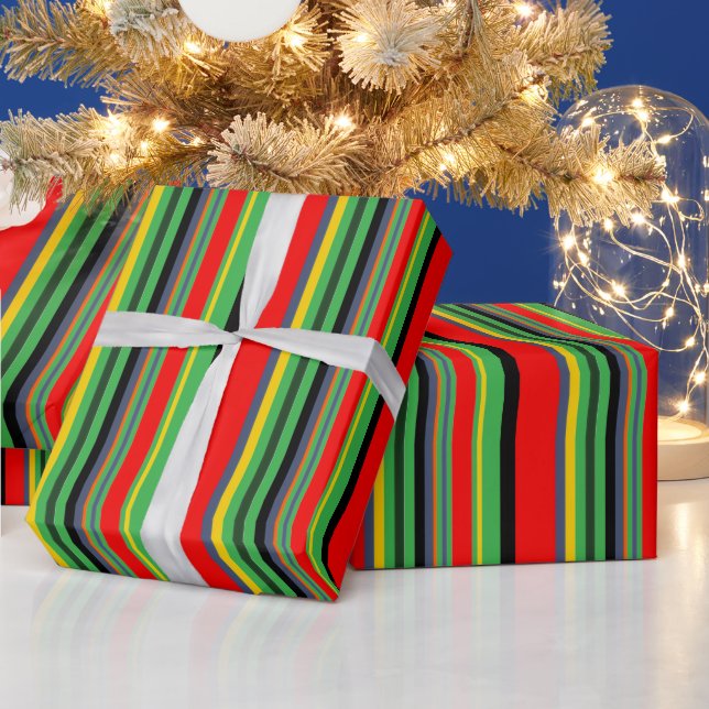 Stripes Wrapping Paper (Holidays)