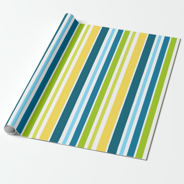 Stripes Wrapping Paper (Unrolled)