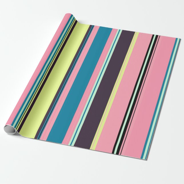 Stripes Wrapping Paper (Unrolled)