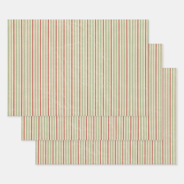 Stripes Wrapping Paper Sheet (Set)