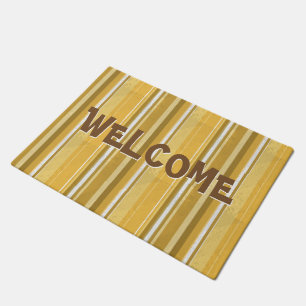 Stripes Yellow Doormat
