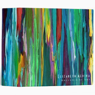 Stripesa ~Binder Photo Album Abstract Modern Retro Binder