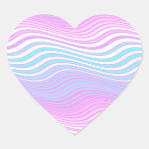 stripewave evolution : heart sticker