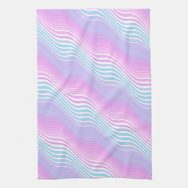 stripewave evolution : kitchen towel (Vertical)