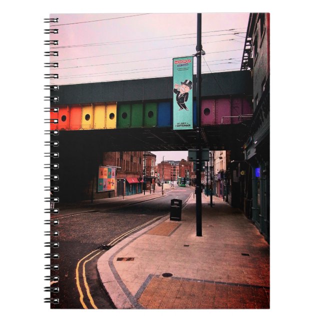 Stripey bridge notebook (Front)