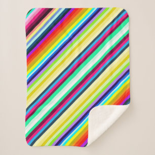 Stripey Fleece Blanket 30"x40"